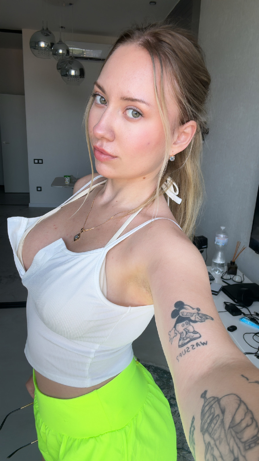 KateV in her underwear in Ensenada