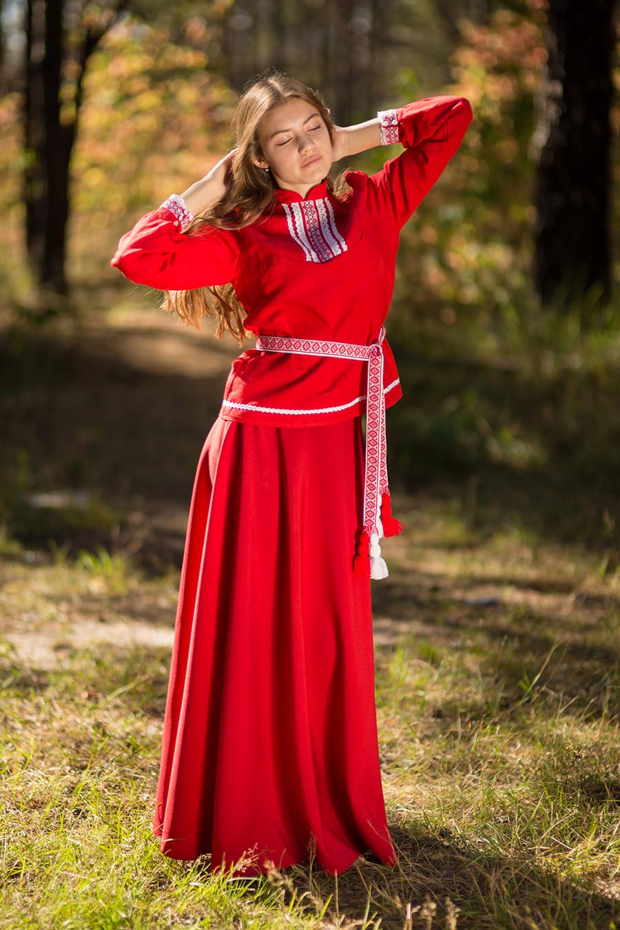 Underwear Women in Slavic costumes in Ensenada