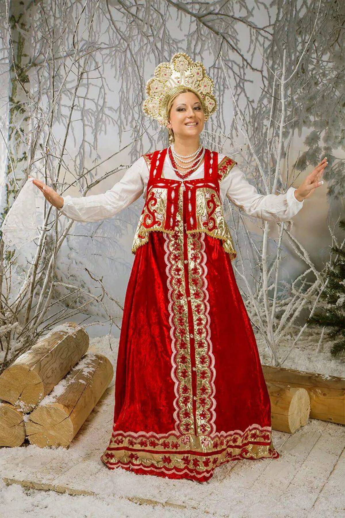 Girls in Slavic costumes in Ensenada